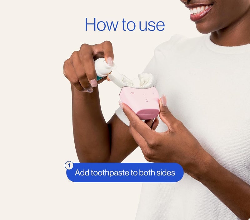 AutoBrush Sonic Pro Electric Toothbrush – Only ADA Accepted U-Shaped Brush, Clinically Proven Up to 5.1X Better Cleaning, 30-Second Full Mouth 360 Clean, Rechargeable, Waterproof, White, Men's Regular - Image 5